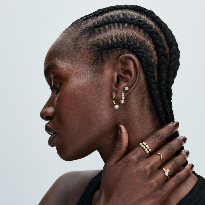 Immagine prodotto Pandora Anello con perle d'acqua dolce trattate in duo (58)