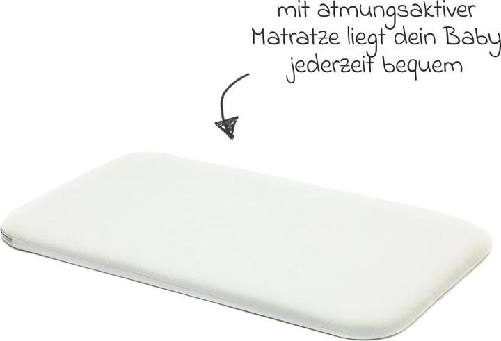 Actual product image Fillikid Beistellbetten Beistellbett Crip 6-fach höhenverstellbar