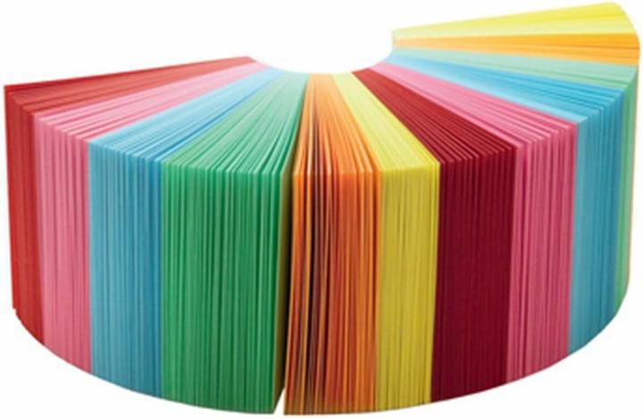 Produktbild Folia Notizklotz 9x9x9cm geleimt, farbig (9 x 9 cm)