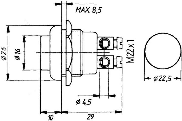 Valori nutrizionali e ingredienti Hella Interruttore di accensione interruttore di avviamento 2 connessioni avvitate per SPERRY NEW HOLLAND (16 A)