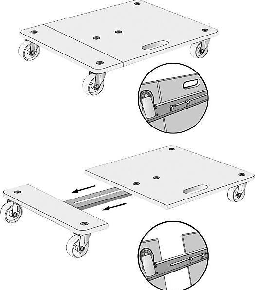 Produktbild Wagner System Transportroller EXPANDER (200 kg)