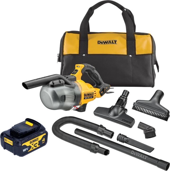 DeWalt DCV 501 LN Akku Stabsauger 18 V 0,7 l Staubklasse L + 1x Akku 4,0 Ah - ohne Ladegerät (Trockensauger)