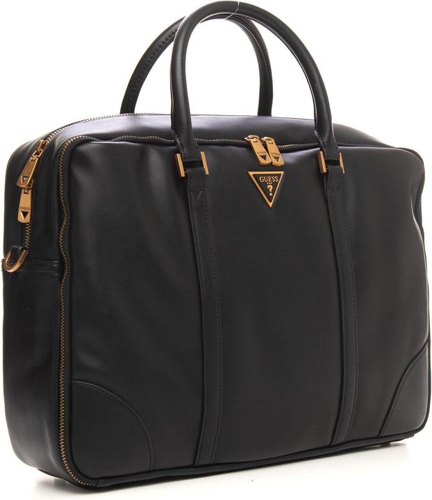 Image du produit Guess Scala, porte-documents en cuir synthétique et textile, HMESCA, noir, 45 x 35