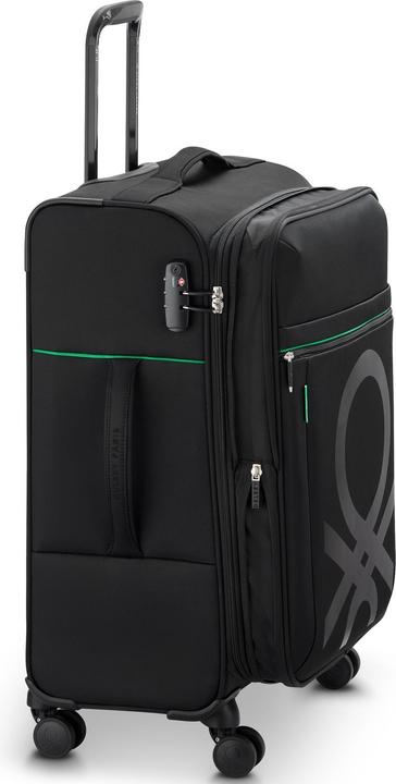 Immagine prodotto Delsey Paris x United Colors of Benetton Color Block Trolley da cabina a 4 ruote S 55 cm con piega elastica (77 l, Bagaglio a mano (fino a 50 litri))
