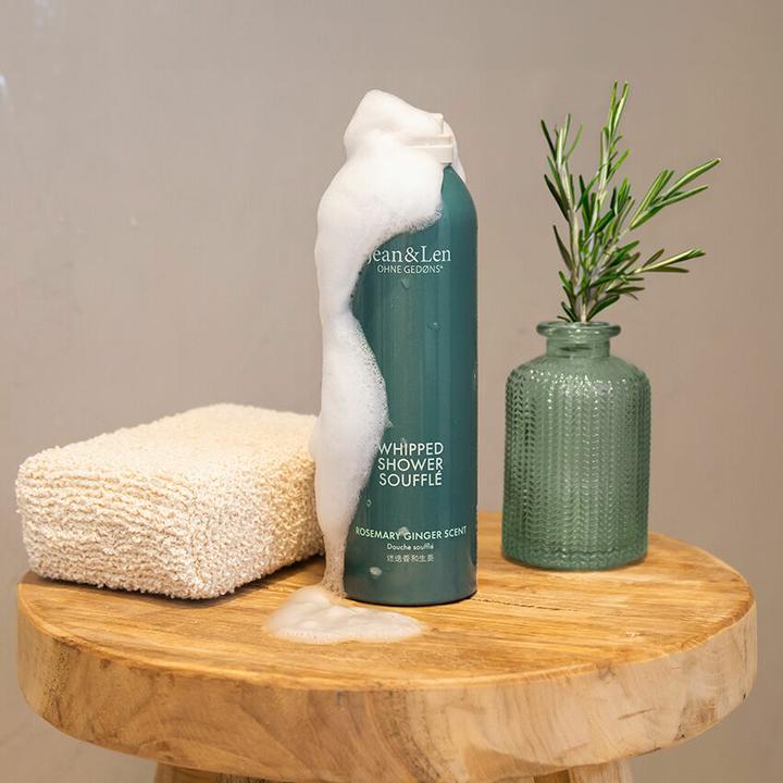 Produktbild Jean & Len Shower Gel to Mousse Rosemary/Ginger, 200ml (200 ml)