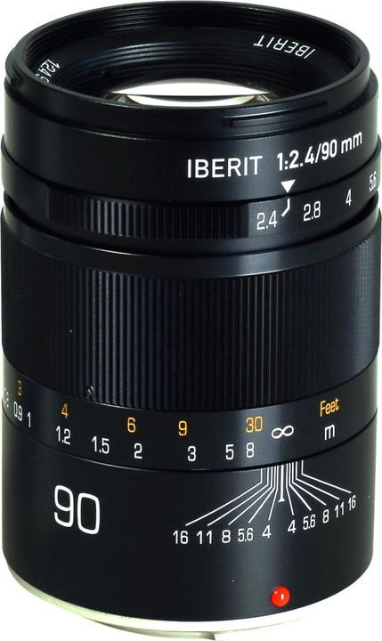 Actual product image Kipon Iberit 90/2.4 full frame Fuji X (Fujifilm X, full size)