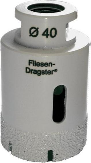 Produktbild Nozar Diamantwerkzeuge FliesenDragster® 40 mm Diamant-Bohrkrone / Fliesenbohrer z.B. Ablauf Waschtisch (40 Millimeter)