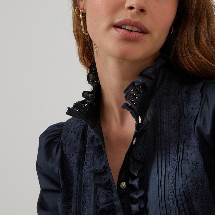 Produktbild La Redoute Collections Bluse Signature im viktorianischen Stil (34)