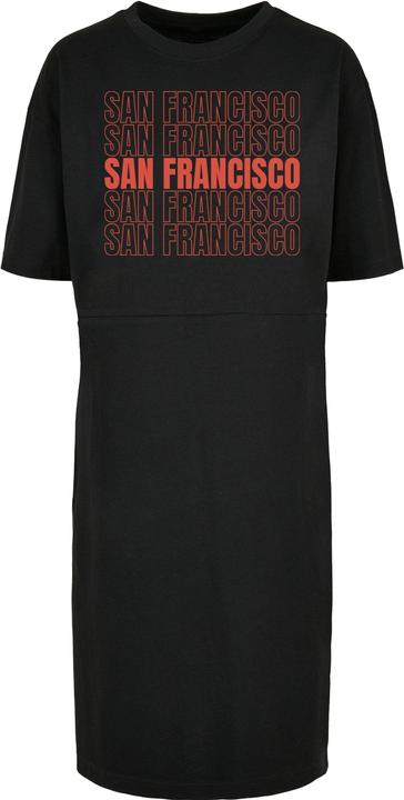 Image du produit Merchcode Ladies San Francisco Organic Oversized Slit Tee Dress - 118819 (L)