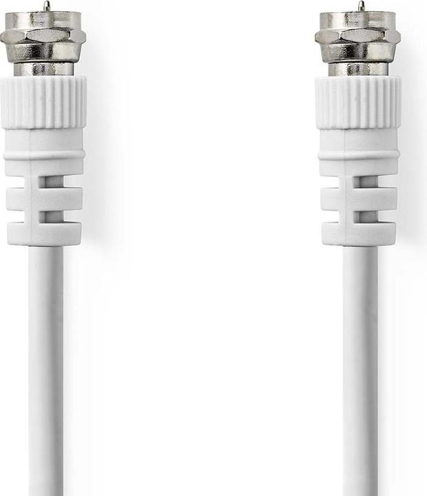 Produktbild Nedis Satelliten- und Antennenkabel | F Stecker | F Stecker | Vernickelt | 75 Ohm | Doppelt geschirm (Antennenkabel)