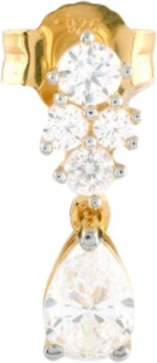 Produktbild Guess 14MM JARDIN DROP & CRYS EARR Ohrringe (Silber 925)