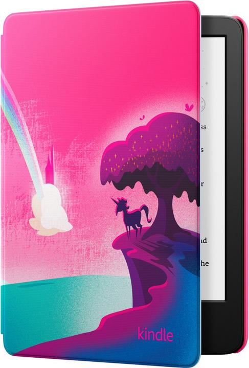 Actual product image Amazon Kindle Kids 2022 eReader with 300 ppi, 16GB, Space Whale (6", 16 GB, Pink)