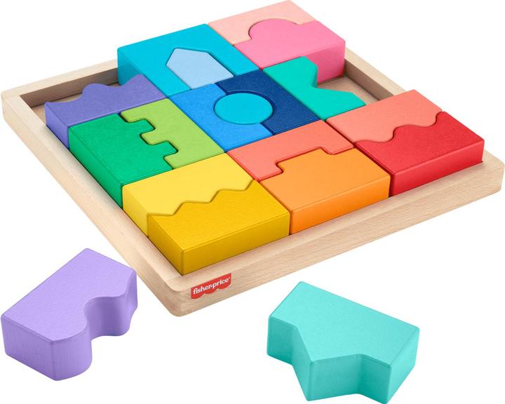 Image du produit Fisher-Price Bunte Steckbausteine aus Holz