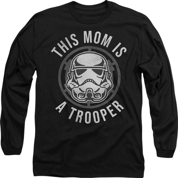 Produktbild Star Wars Mom Is A Trooper TShirt Muttertag (M)