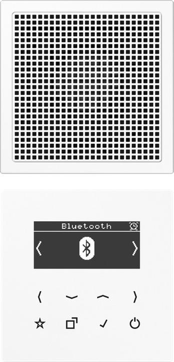 JUNG Smart Radio DABLS1BTWW DAB+ m. Bluetooth-Set Mono (Radio Tuner)