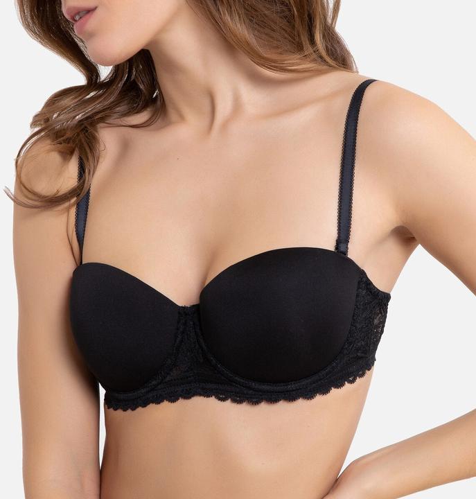 La Redoute Collections Spitzen-BH in Bandeau-Form aus recyceltem Material (70 C)