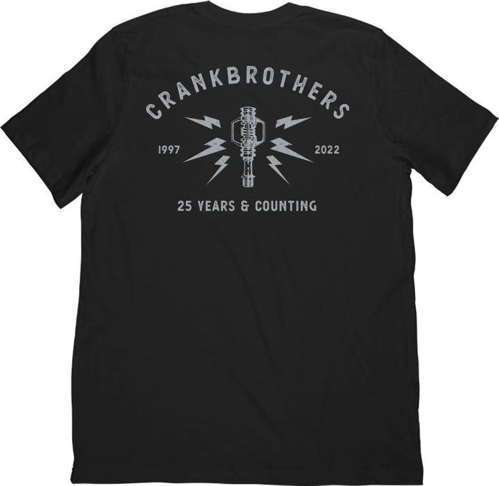 Actual product image Crankbrothers 25th Anniversary Edition T-Shirt Men, black/light gray (S)