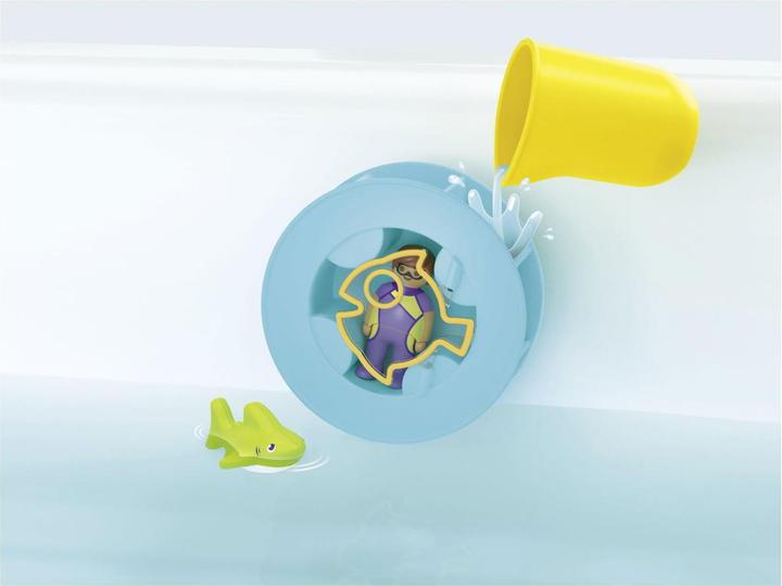 Image du produit Playmobil Roue à tourbillons d'eau avec bébé requin (71688, Playmobil Junior)