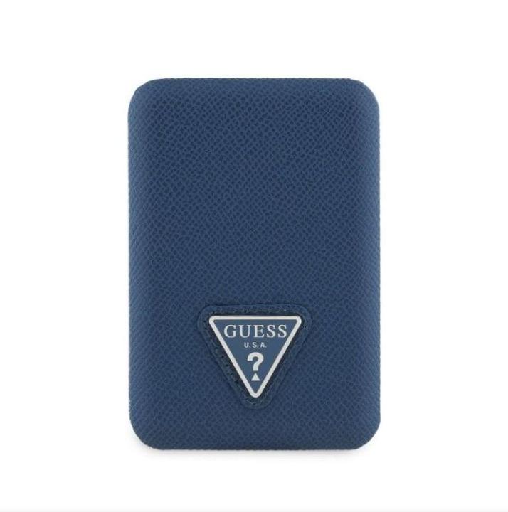 Produktbild Guess Power bank uess PU Grained Triangle Logo MagSafe Powerbank 5000mAh Blue (5000 mAh)