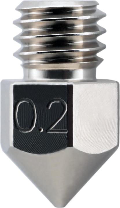 Actual product image MicroSwiss MK8 nozzle 0.2mm (Replacement parts, Blast pipe)