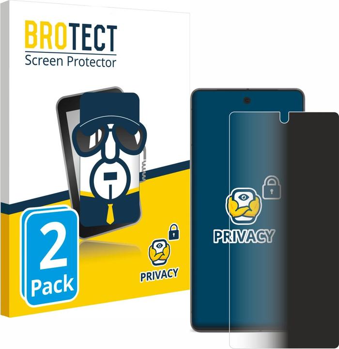 Produktbild BROTECT Sichtschutzfolie Anti-Spy Privacy Folie Blaulicht-Schutz (2 Stück, Google Pixel 7)