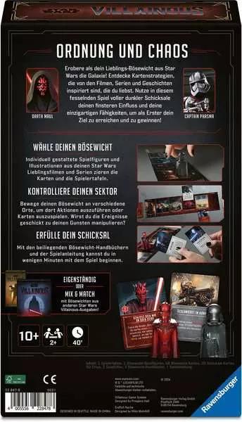 Image du produit Ravensburger 22847 - Star Wars Villainous, édition française de la 2e extension, pour 2 ou plus (Allemand)