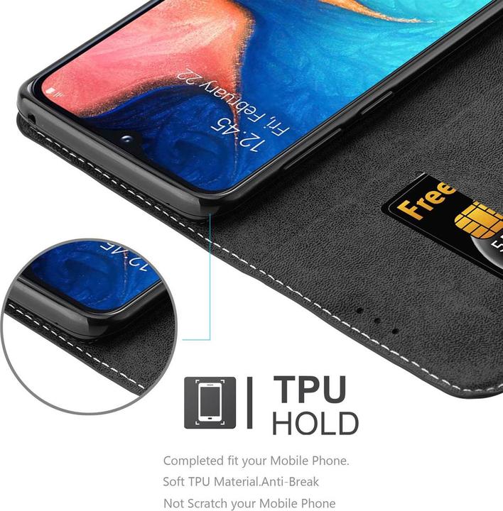 Productafbeelding Cadorabo X-Wallet hoes voor kunstleer pak (Samsung Galaxy A20e, Samsung Galaxy A10e)