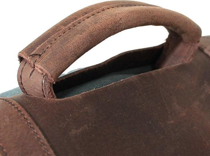 Image du produit Only-Bags.Store Sac à dos en toile, sac à dos en toile robuste, Recla, voyage en cuir Rucimed, sac à dos vintage (14 l)