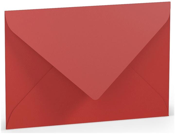 Actual product image Rössler Envelope B6 SF tomato ribbed (B6, 5 x)