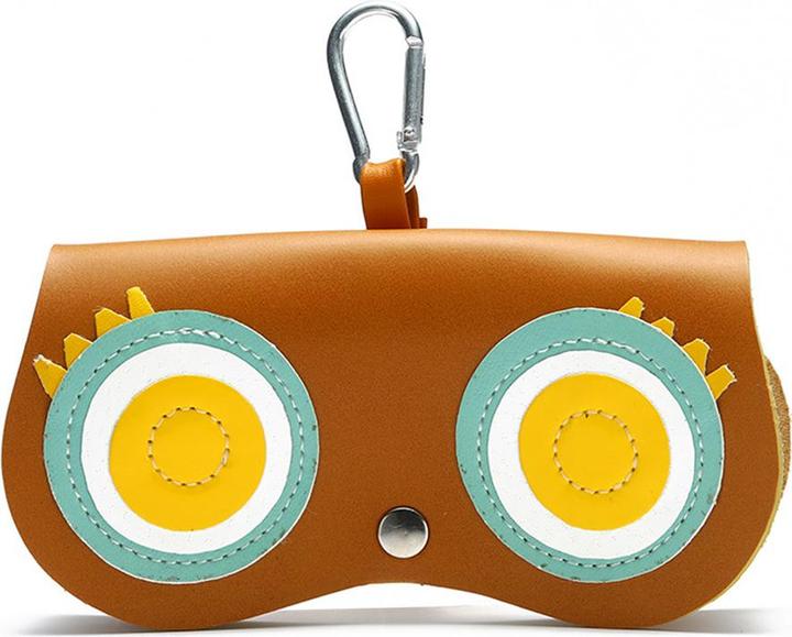 Image du produit Techsuit - Glasses Case (ETFA4) - Modern Design, 174 x 76mm - Brown