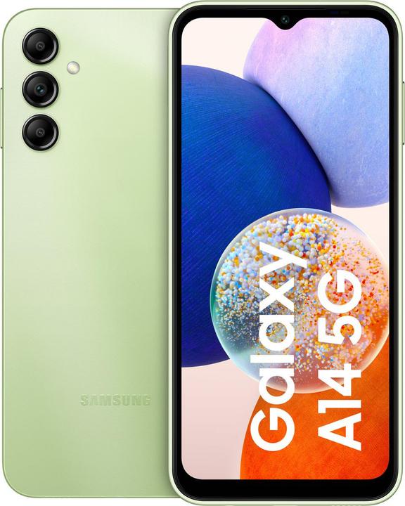 Image du produit Samsung Galaxy A14 5G (64 Go, Vert clair, 6.60", Double SIM, 5G)