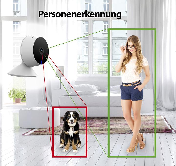 Produktbild 7links 2K-IP-Überwachungskamera, smarte Bewegungserkennung (2304 x 1296 Pixels)