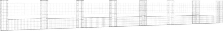 Actual product image VidaXL Gabionenkorb