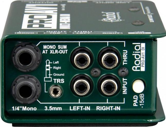 Produktbild Radial ProAV1 (Passiv, 1 Stk.)