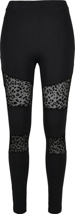 Image du produit Urban Classics Ladies Flock Lace Inset Leggings (XS)