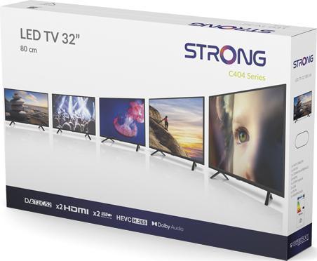 Immagine prodotto Strong TV 32" Dvbt2 Dvbs2 HD Ready Mise Ok (32", LED, Pronto per l'HD)