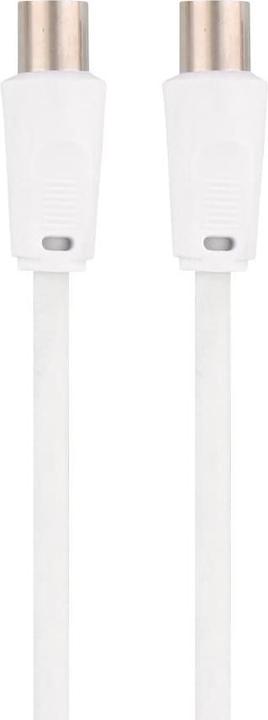 Image du produit T'nB CÂBLE ANTENNE COAXIAL 1,5M M/F (BLANC) (Câble d'antenne)