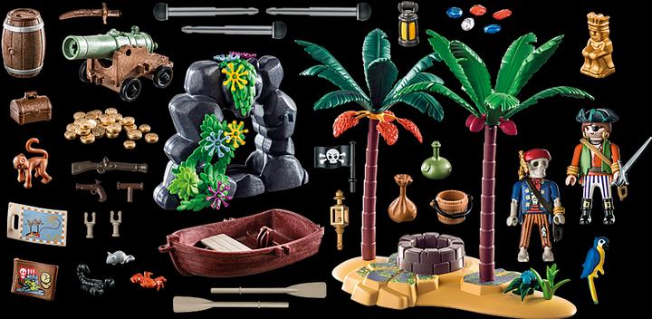 Actual product image Playmobil 70962 Pirate Treasure Island with Skeleton (70962, Playmobil Pirates)