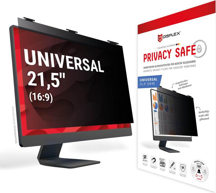 Actual product image Displex Privacy Safe, Desktop Monitor Blickschutzfilter (21.50", 16 : 9)