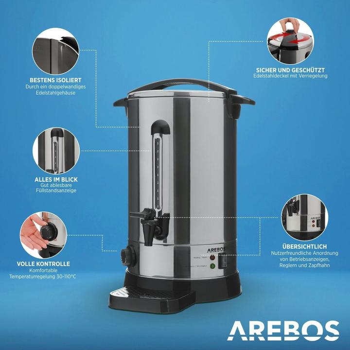 Actual product image Arebos Mulled wine stove