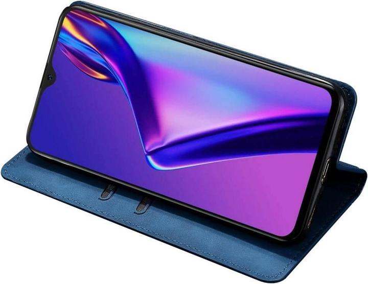 Produktbild Cover-Discount OPPO Reno8 Pro - Stand Flip Case Hülle dunkelblau (OPPO Reno8 Pro)