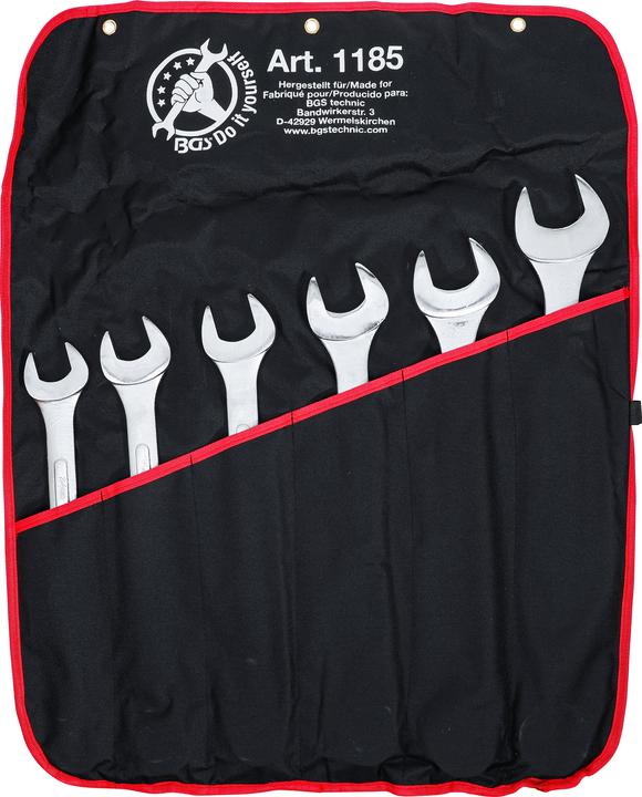 Actual product image BGS Combination tensioner set | XXL | 34 - 50 mm | 6 pcs. (50 mm, 46 mm, 41 mm, 38 mm, 36 mm, 34 mm)