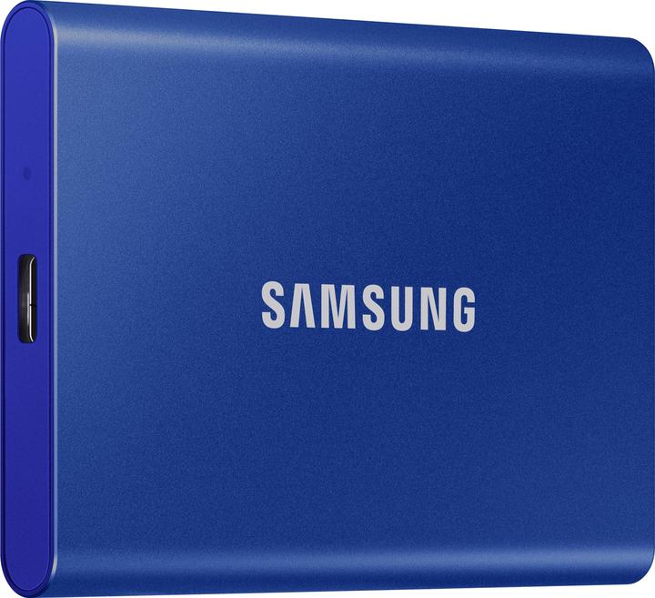 Actual product image Samsung Portable T7 Blue (500 GB)