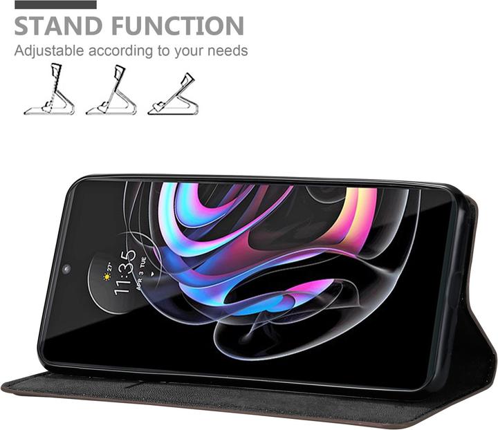 Productafbeelding Cadorabo Hoesje voor Motorola EDGE 20 PRO / EDGE S PRO in Book Invis. Magneetstijl (Motorola Edge 20 Pro, Motorola Edge S Pro)
