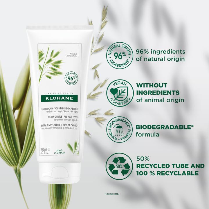 Actual product image Klorane Hafer Bio Pflegebalsam (200 ml)