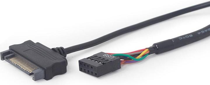 Produktbild Gembird FDI2-ALLIN1-03 card reader Internal Black, Grey (USB, SATA)