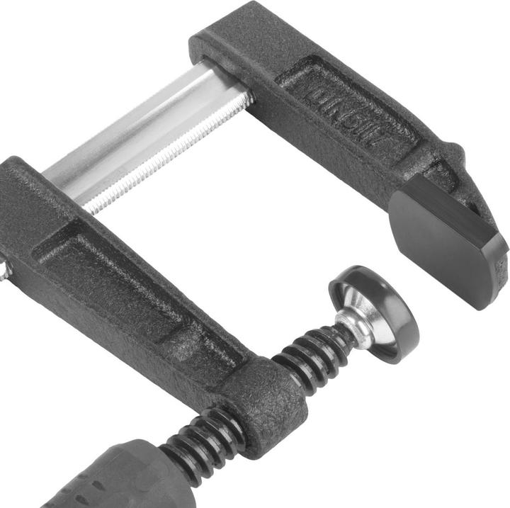 Produktbild Stahlwerk Schraubzwinge 120x800 mm Klemmzwinge aus Stahl und Kunststoff F-Zwinge (800 mm)
