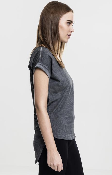 Actual product image Urban Classics Ladies Long Back Shaped Spray Dye Tee (S)