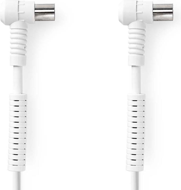 Produktbild Nedis Koaxial Kabel | IEC (Coax) Stecker | IEC (Coax) Buchse | Vernickelt | 120 dB | 75 Ohm | 4-fach (120 dB, Antennenkabel)