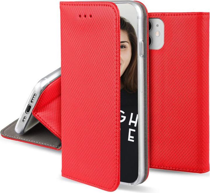 Produktbild OEM Smart Magnet Hülle für Samsung Galaxy S23 Ultra rot (Samsung Galaxy S23 Ultra)